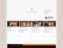 Tablet Screenshot of hebergement.caponline.net