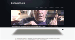 Desktop Screenshot of caponline.org